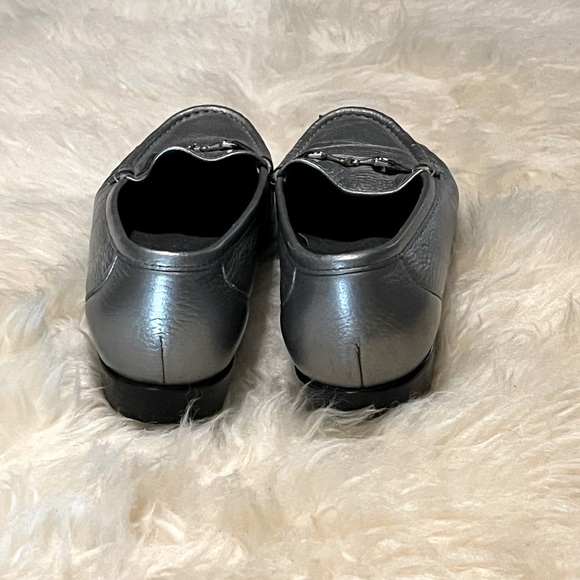 NWT SAS Silver Sparkle Tripad Comfort Cushioning Loafers Slip On Shoes - Picture 5 of 11